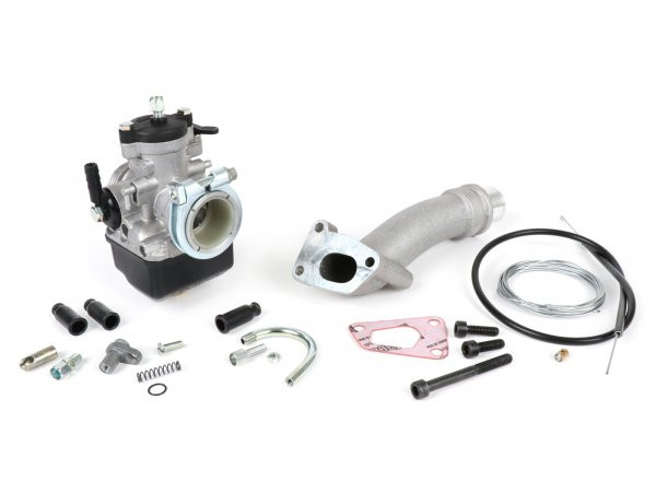 Carburator Kit Polini 3stud, 24mm Dellorto Phbl, Rotary Valve Vespa Pk Xl