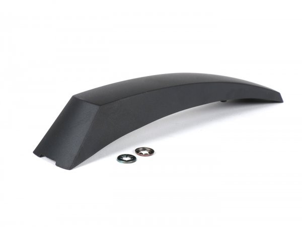 Mudguard Crest Fa Italia Vespa Px Efl (1984-) Aluminium  Black Matt