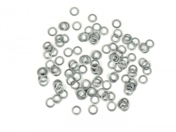Curved Washer (schnorr) Din 6796 Spring Steel, Galvanised M6  100 Pcs