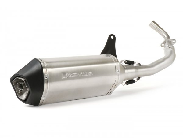 Uitlaat Remus Ø55mm  Rvs Zilvern (vespa Modern)