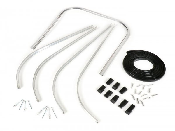 Leg Shield Beading (incl. Compl. Floor Board Stripe Set) BGM Original  Silver