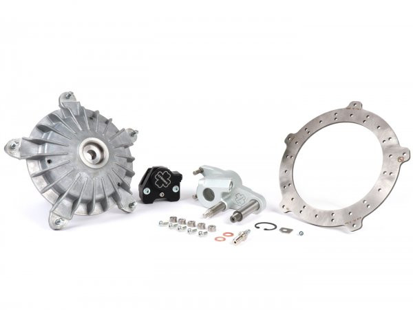 Disc Brake Set Front Crimaz 2.0 Rdp/cnc Ø200mm  Black Brake Caliper