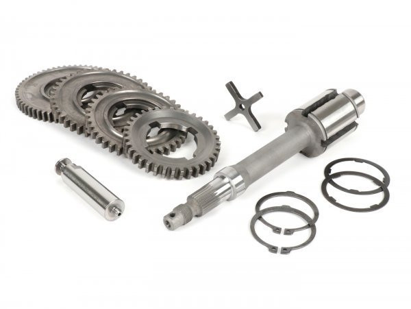Gearbox (gear Cogs Incl. Drive Shaft) Piaggio