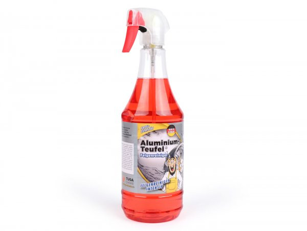 Velgenreiniger -tuga Alu-teufel Spezial (rot, Aktivgel, Zonder Wirkindikator, Säurehaltig)- 1000ml
