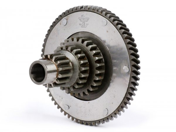 Secundaire As  Compleet Incl. Primair Rad 67 Tanden Oem Kwaliteit, Lagersitz Ø37mm  142027tanden 