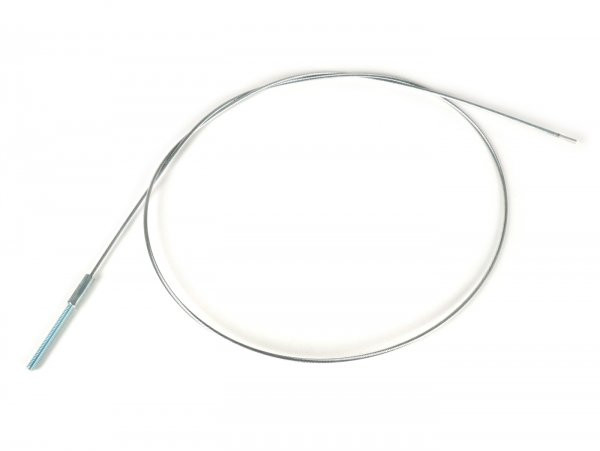 Rear Brake Cable, Inner Oem Quality Ø=2.5mm Without Eye With Threaded End M6 (used With Brake Lever Vespa T5)