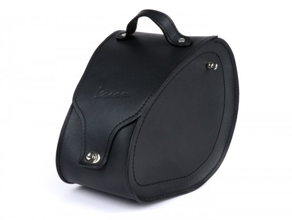 Tunnel Bag Piaggio, Leather  Black