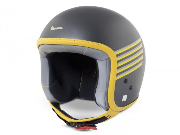 Helmet Vespa Open Face Helmet Graphic Grey Xs (5254 Cm)