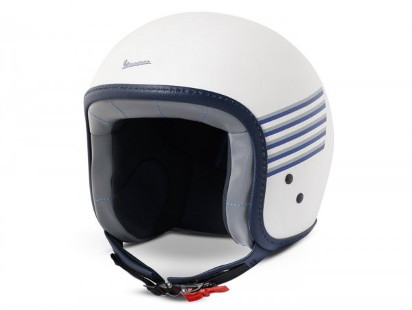 Helm -VESPA Jethelm Graphic- wit- XS (52-54 cm)