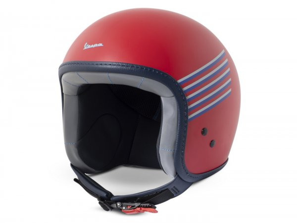 Helm -vespa Jethelm Graphic- Rood- M (57-58 Cm)