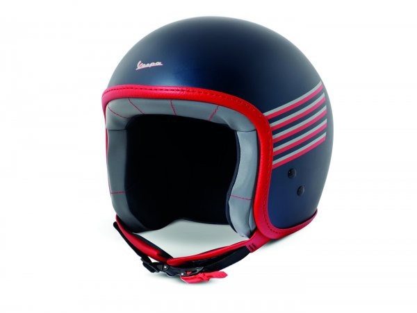 Helm -vespa Jethelm Graphic- Blauww- Xl (61-62 Cm)