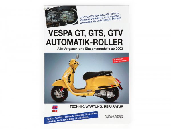 Book Vespa Gt, Gts 125300, Gtv