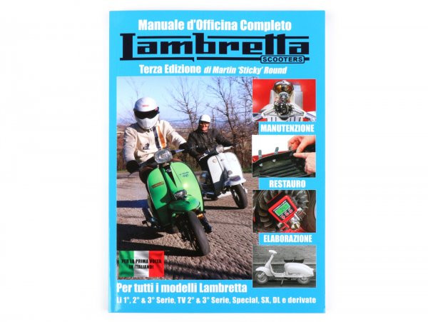 Book Manuale D’officina Completo Lambretta By Sticky (italian Language)