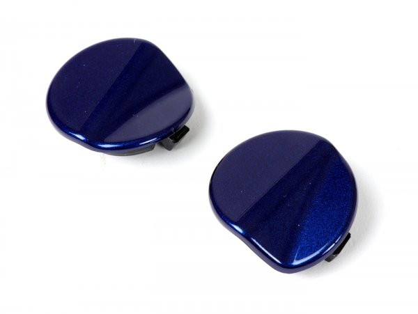 Abdeckkappenset Spiegellöcher Quellagio, Blauww Metaalik (289/a)