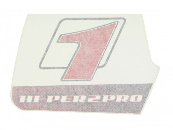 Sticker "Hi-Per 2 Pro" rechts Piaggio- Piaggio NRG Power - Arancio Luminoso (976)