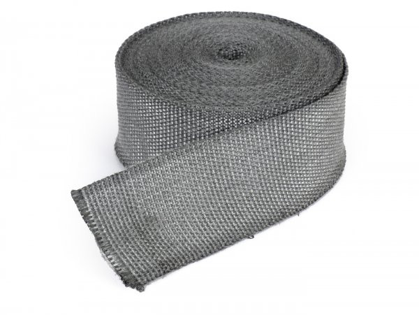 Uitlaat-isolatietape -silent Sport, Graphit- 10m X 50mm