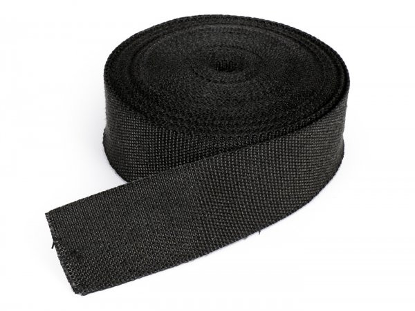 Uitlaat-isolatietape -silent Sport, Zwart- 15m X 50mm