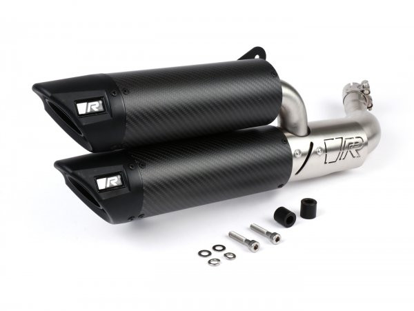 Uitlaat Remus (met Katalysator) Ø65mm Rsc Dual Flow  Carbon