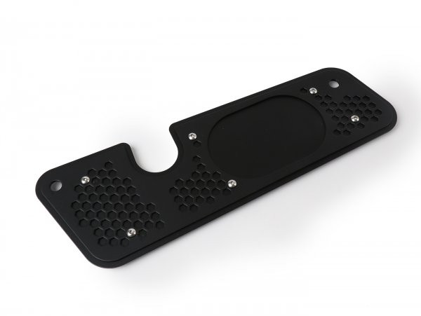 Hitteschild Voor Motorachterwiel Stabilisator Jailbreak Customs, Rvs Zwart