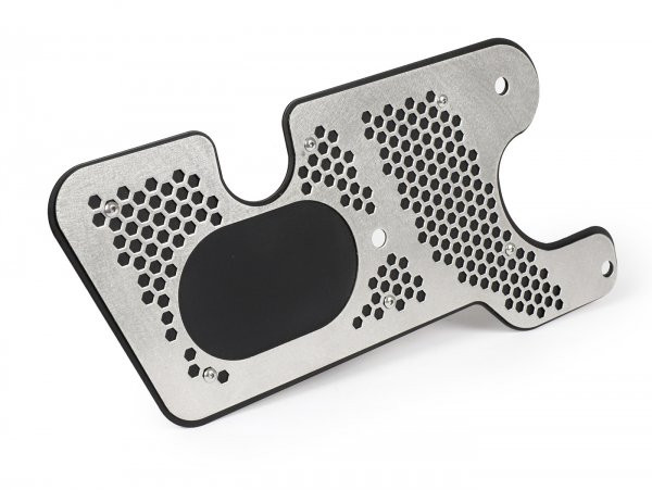Hitteschild voor MotorAchterwiel Stabilisator jailbreak Customs, RVS zilvern