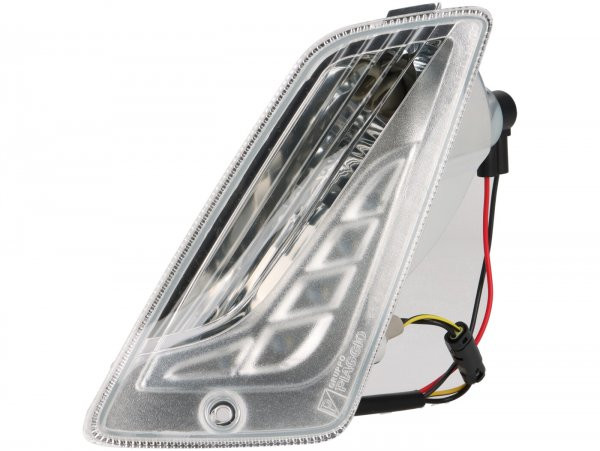 Blinker, Wit, Voorkant, Links Piaggio (vespa Modern)