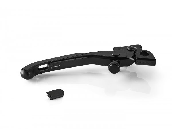 Remhevel Rechts, voorkant, zwart rizoma, Adjustable Plus