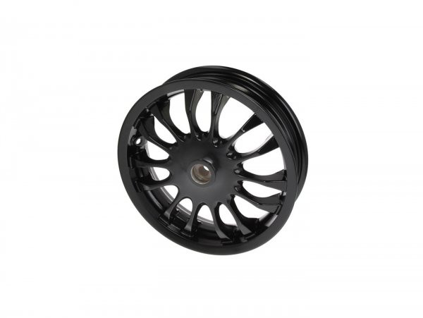 Velg Achter, Zwart Piaggio 3.0012 Inch, Ø Remtrommel Vervangen Door 110mm  14 Spaken Vespa Sprint 50 (zapc53201)