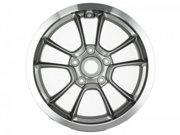 Velg voorkant, Anthraciet zilverner Rand piaggio 3.0012 Velg