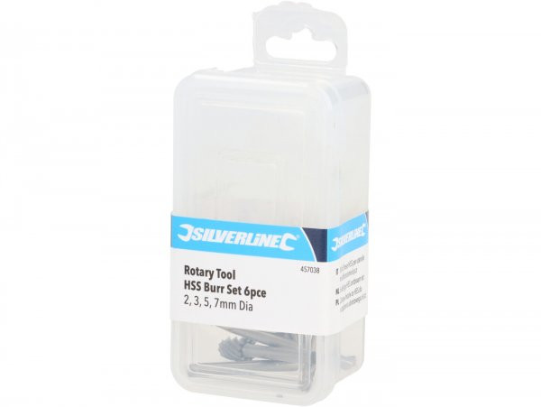 Frässtifte Hss Set -silverline- 3,17mm 6-delig Voor Roodatiegereedschap