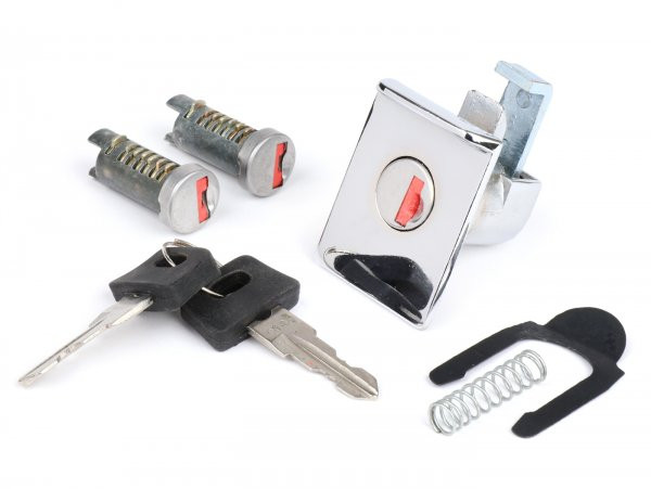 Gepäckfachschlossset olympia   (Vespa (Motovespa), Vespa (Piaggio))