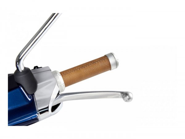 Griffe Piaggio, "luxury", Leder, Hellbraun, Ø 22,524mm