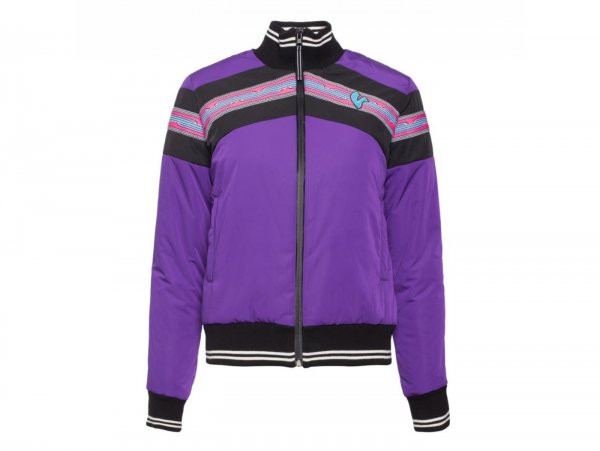 Jacke -VESPA Damen "V-Stripes"- paars S