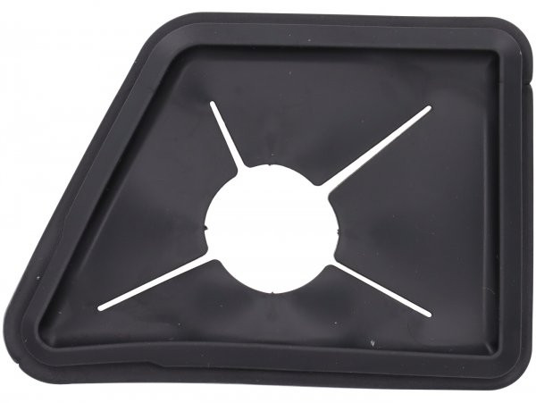 Kantenschutzgummi, Zwart Voor Frame Piaggio