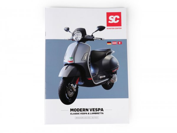 Katalog - Broschüre -SC MODERN VESPA + CLASSIC- Ausgabe 2021/2022 - deutsch