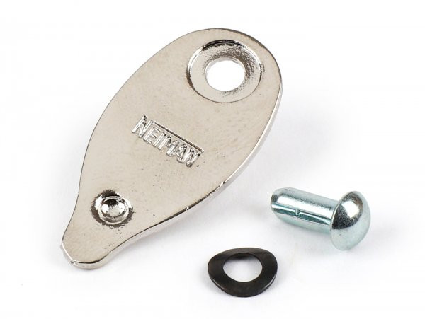 Lenkschlossblenden-Set -NEIMAN (Oval, 1968-1978), Niet Ø=4.5mm- Vespa