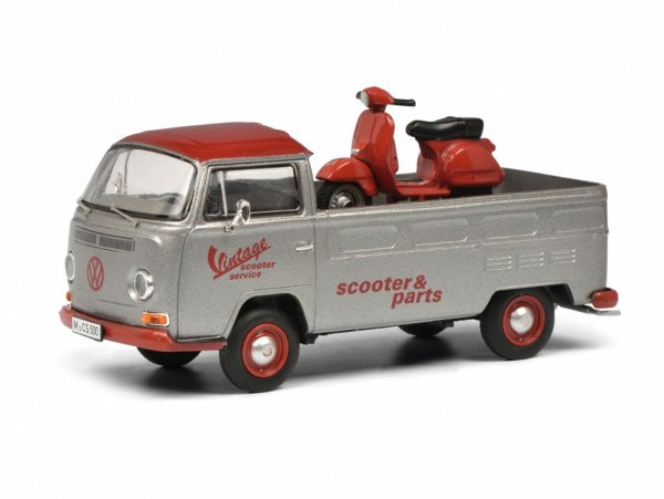 Modell -schuco 1:43- Vw T2a "vespa Servizio"