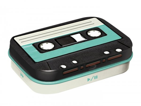 Pillendose -nostalgic Art- "retro Cassette" - 4x6x2cm