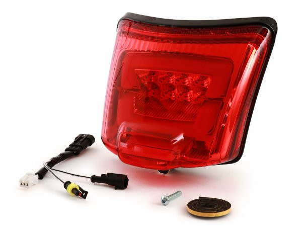 Achterlicht incl. Frame moto Nostra, Led 'boulder'