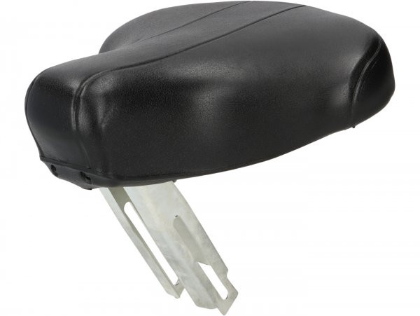 Sattel dmp Piaggio Ciao  Quadratische Sattelstütze  zwart