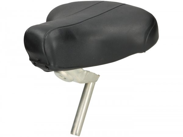 Sattel dmp Piaggio Ciao  ronde Sattelstütze  zwart