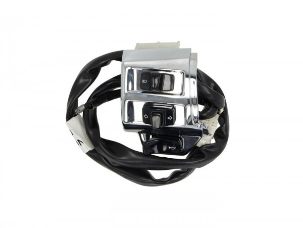 Schaltereinheit, Chroom, Links piaggio (Vespa Modern)
