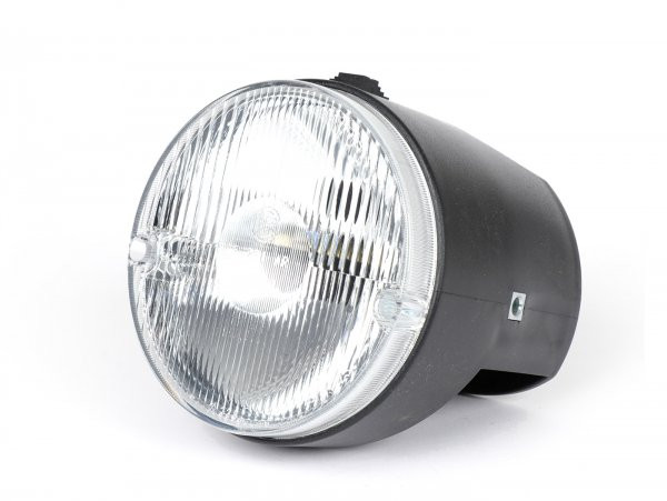 Koplamp bosatta Piaggio Si zwart (Piaggio Brommer)