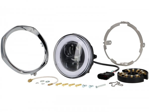 Koplamp incl. Montagerahmenset moto Nostra (Lambretta (Innocenti))
