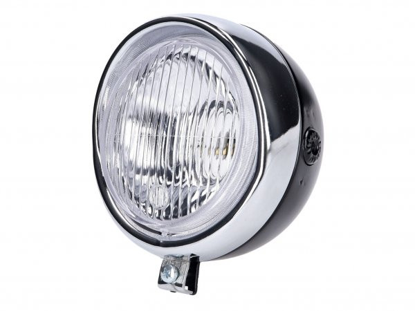 Koplamp Rond Zwart Retro Universeel -101 Octane