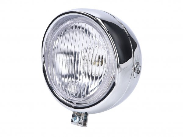 Koplamp Rond Verchroomd Retro Universeel -101 Octane