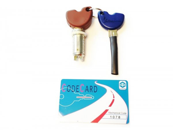 Schliesscilinder Piaggio, Masterkey, Slavekey, Codecard