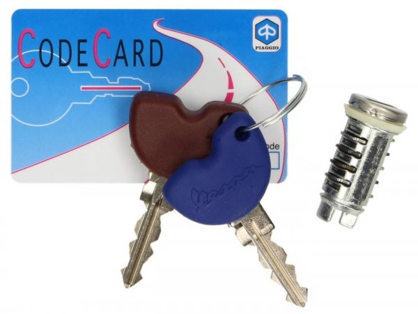 Schliesscilinder Piaggio, Masterkey, Slavekey, Codecard