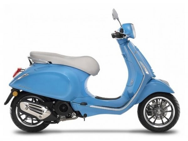 Buddy Piaggio, Duozitbank, Grau, Naht Blauww (vespa Modern)