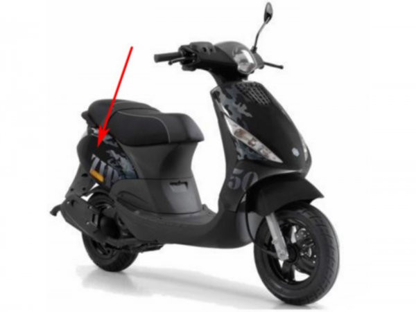 Buddybak Piaggio- Piaggio ZIP 2 - zwart Lucido (083)