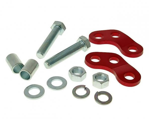 Schokbreker Adapter Verhoging / Verlaging Rood 101 Octane